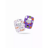 Medtrum Nano Pump Stickers - Set of 2 with 'It's Spooky Season' design featuring bats and text, and Halloween creatures theme with ghosts, pumpkins, and Frankenstein on a purple background.