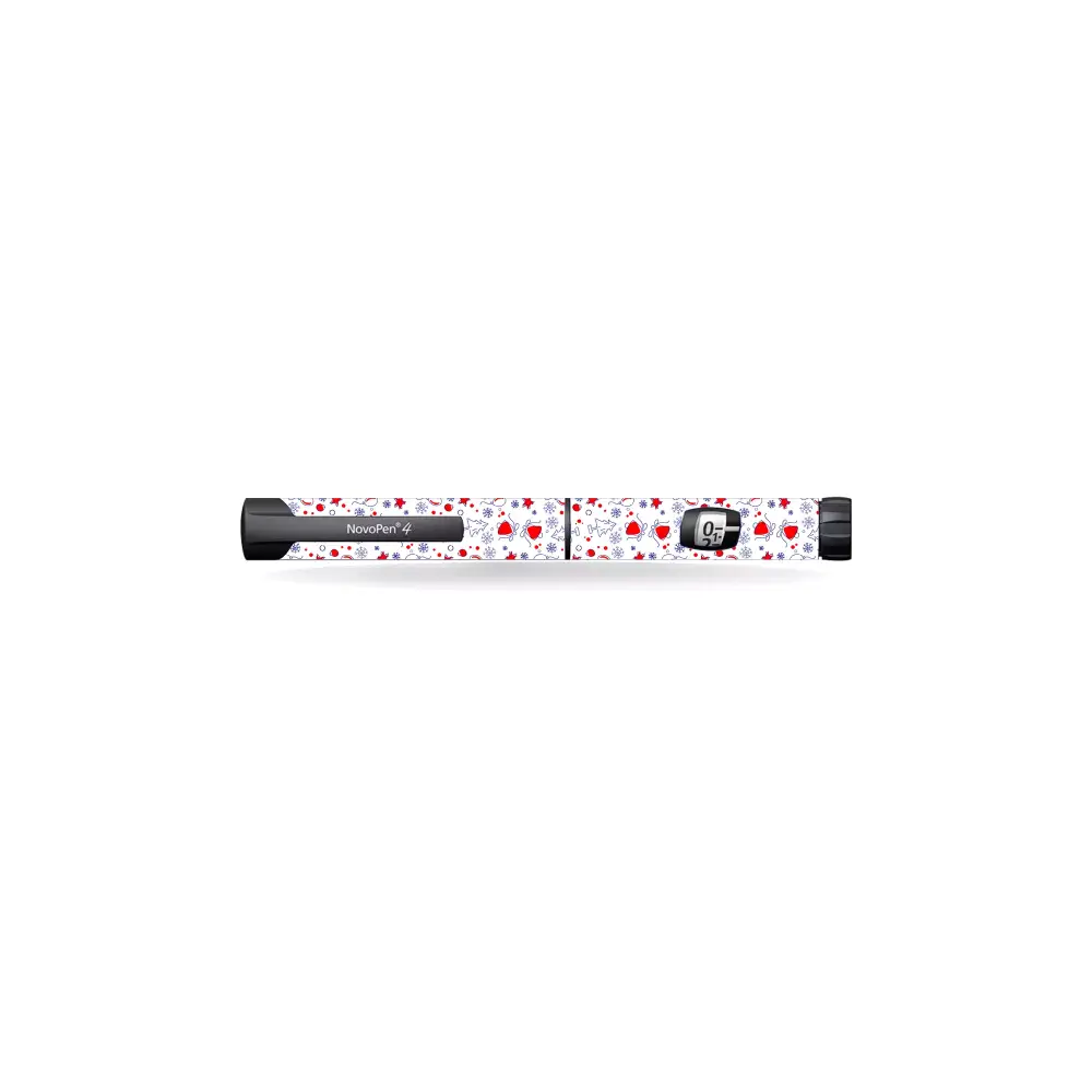 Baseball bat with red polka dots from NovoPen Echo Stickers Christmas 2024 collection