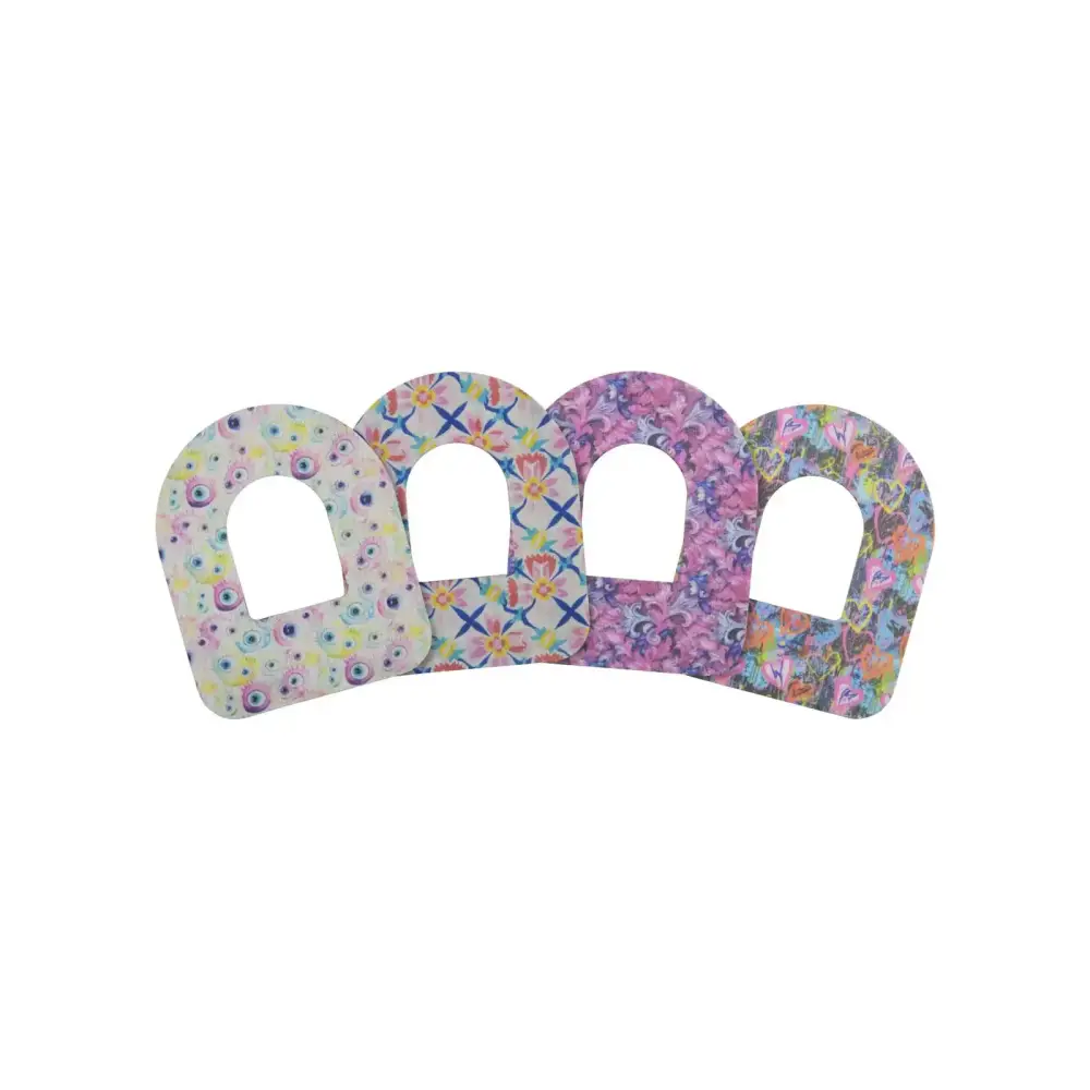 Patchs adhésifs pour pod Omnipod, série Spring, Spring Set I, 4 motifs