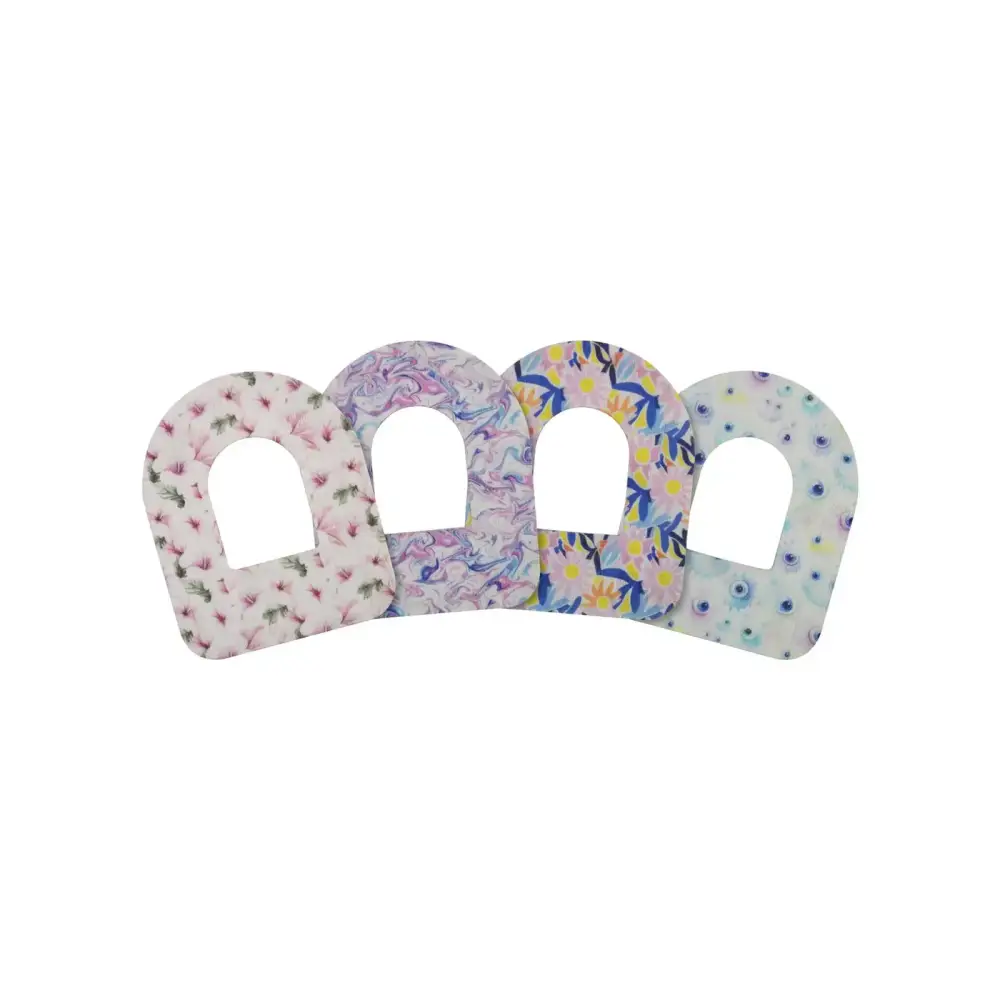 Patchs adhésifs pour pod Omnipod, série Spring, Spring Set II, 4 motifs