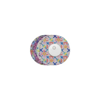 Patchs adhésifs FreeStyle Libre 3, série Spring, 4 motifs empilés