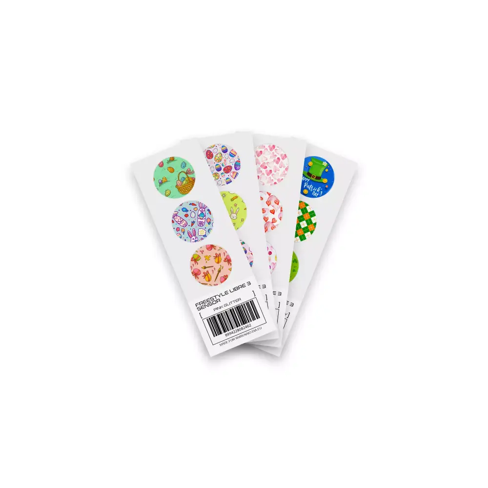 Libre 3 Easter Stickers - Secure & Stylish Kaio - Dia