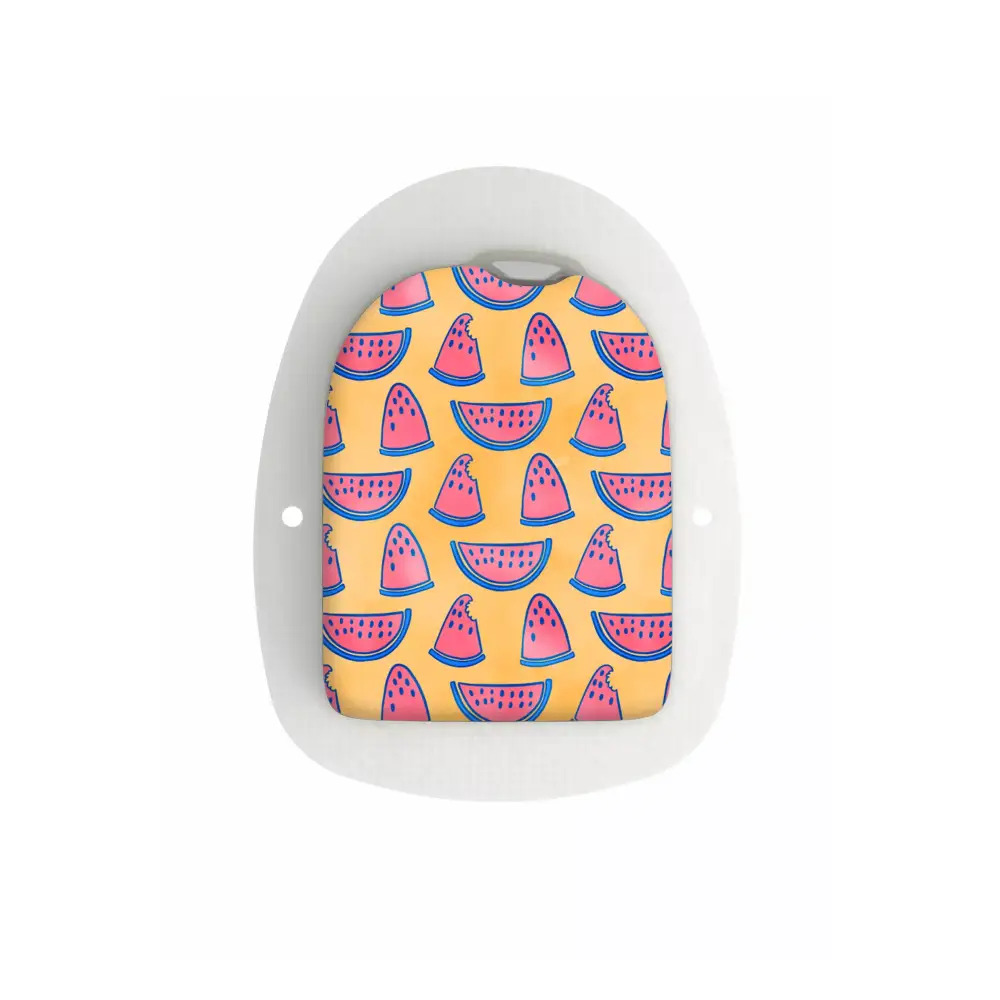 Omnipod Pod Stickers - Summer Edition with watermelon design.