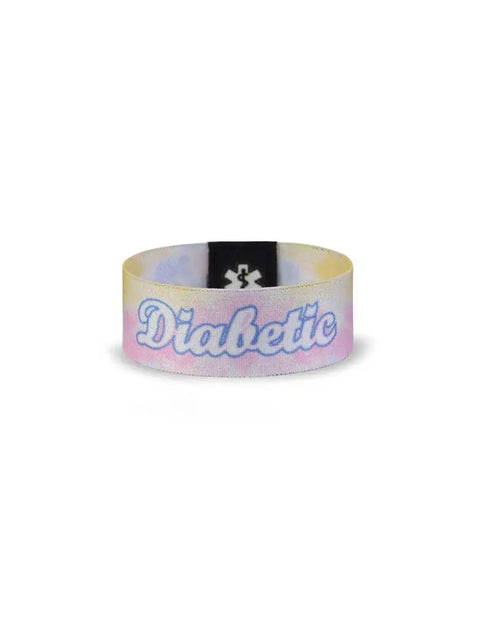 Bracelet réversible de sensibilisation au diabète pour l'été - Kaio-Wristband Summer Vibes