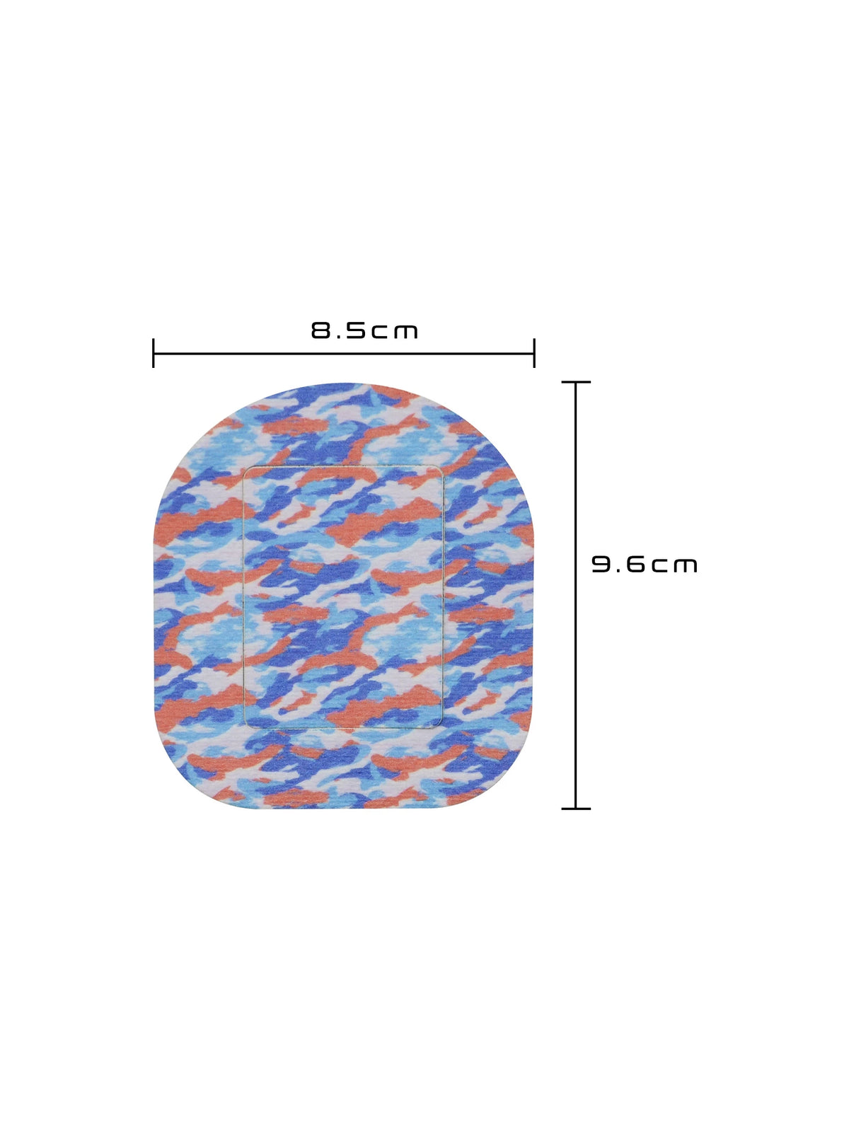 Patch adhésif Tandem Mobi, dimensions 8,5 x 9,6 cm
