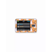 Tandem t:slim Insulin Pump with Halloween Edition stickers featuring spooky ghost design.