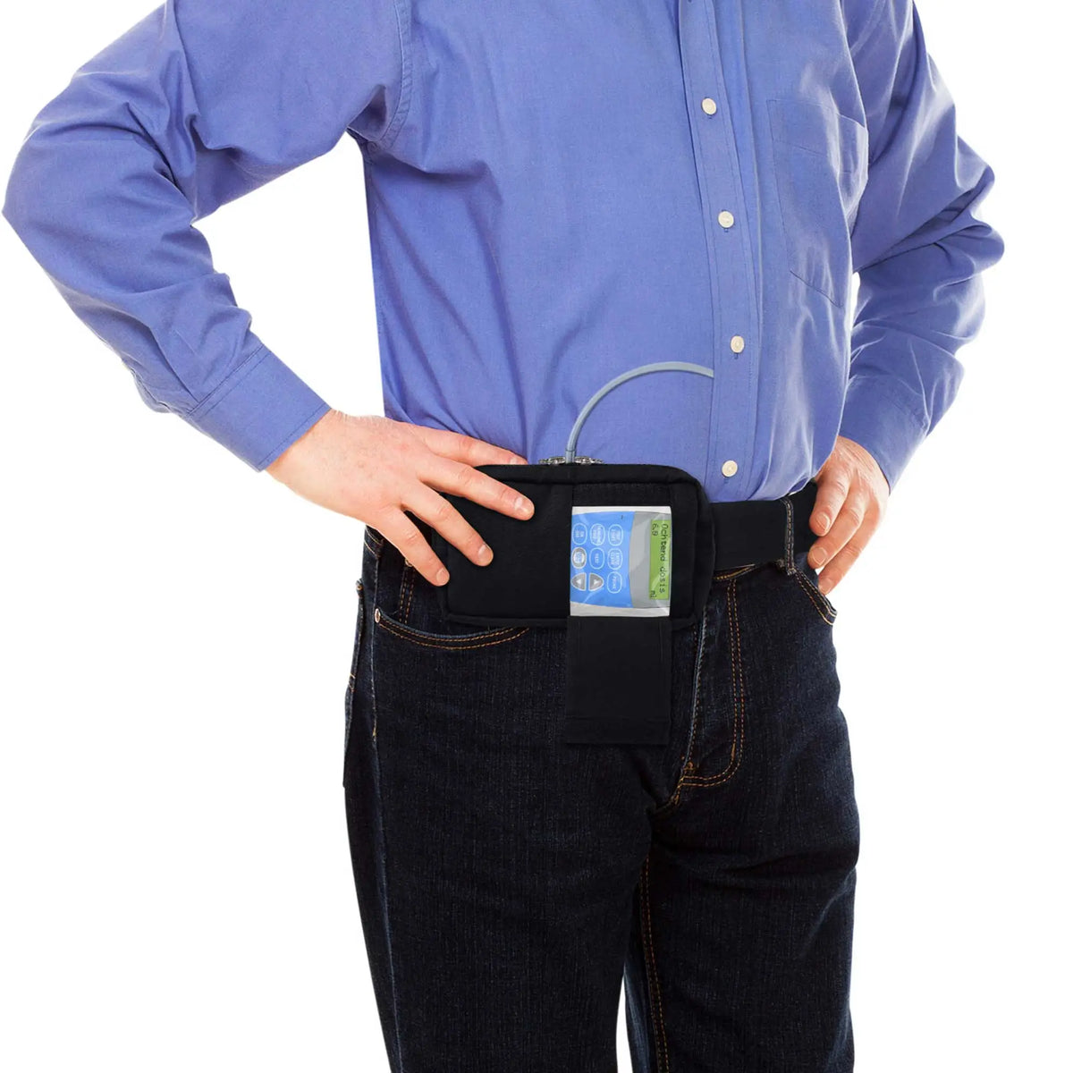 Sacoche pour pompe médicale avec ceinture | Kaio-Medication Pump Device Bag
