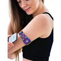 Colorful Freestyle Libre 2 Sensor adjustable armband, Dia-Style Limited Edition in tin