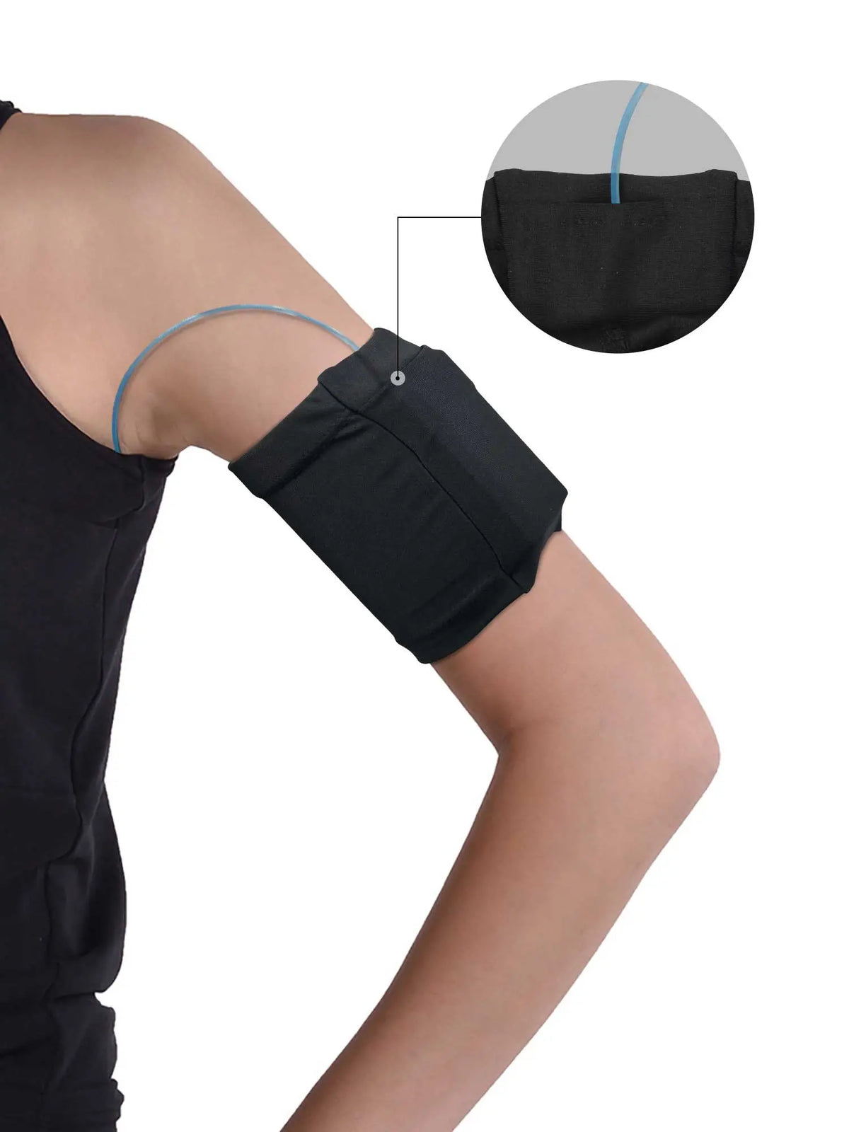 Brassard pour pompe à insuline YpsoPump avec poche, Dia-Band Pocket