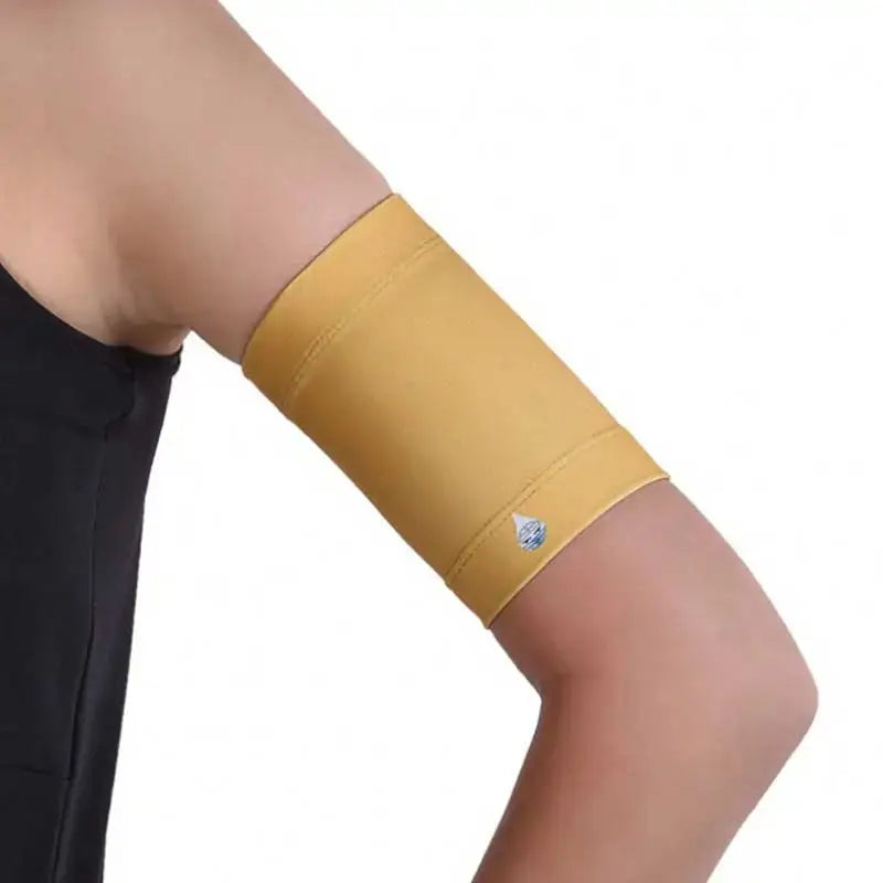 Children Blood Glucose Sensor Armband in plain color design for secure sensor and insulin pump protection.