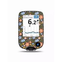Floral Freestyle Libre Reader Sticker - Spring Edition, water resistant and colorful design.