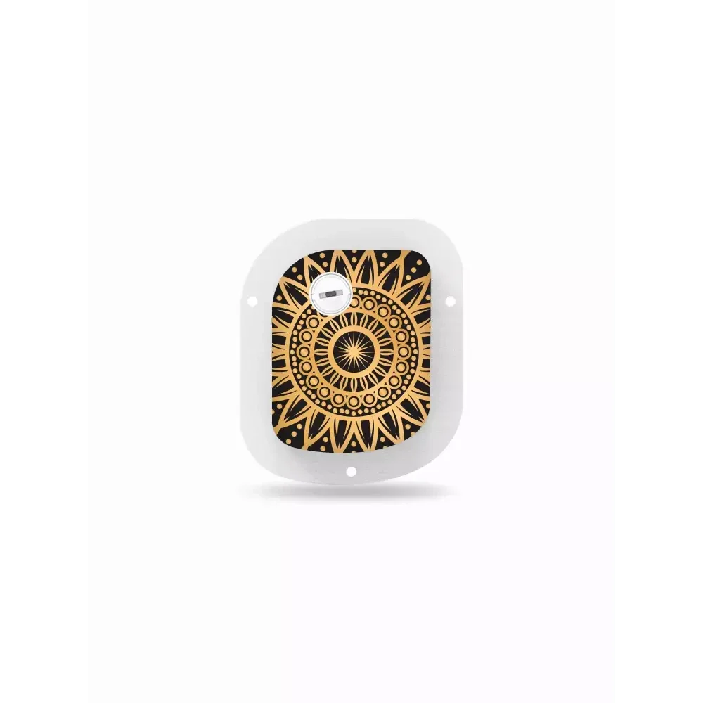 GlucoMen Day Insulin Pump Stickers - Golden Mandala