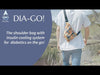 Sac à bandoulière parfait pour l'été avec système de réfrigération pour diabétiques actifs - Dia-Go! Summer Vibes