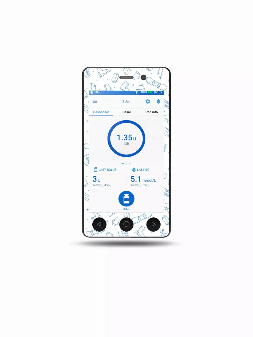 Omnipod DASH Sticker - Winter Collection