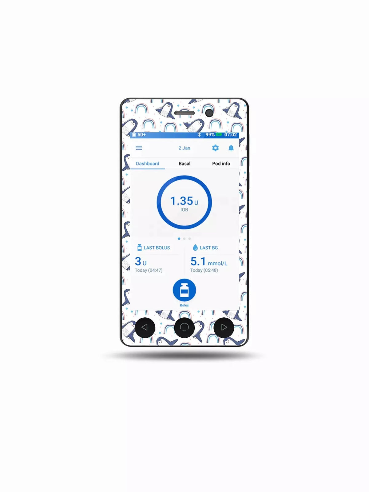 Omnipod DASH Sticker - Winter Collection