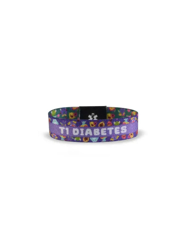 Reversible Type 1 Diabetes Awareness Wristband for Children with T1 Diabetes message.